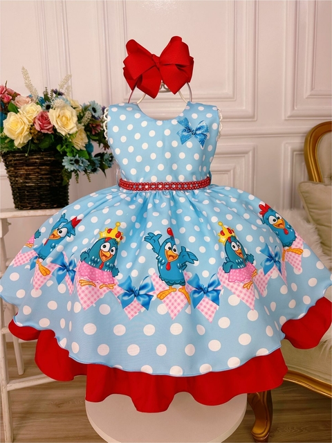 Vestido Princesa Belli Tematico Barbie Girls - Roupa Infantil