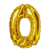 Balão De Número Dourado Metalizado 40cm - comprar online