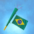 Corneta Vuvulzela Com Bandeira Brasil Copa Do Mundo Torcedor - loja online
