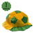 Chapéu Boné Bucket Hat Bola Brasil Copa Do Mundo - Festas & Festas