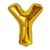 Balão de Letra Dourado Metalizado 40cm na internet