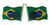 Óculos Do Brasil Torcedor Copa Do Mundo - Modelo Bandeira na internet