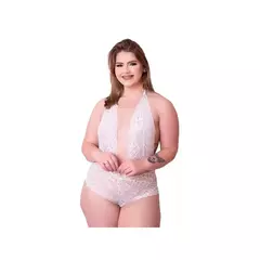 Body Plus Size Rendado Decote Profundo - comprar online