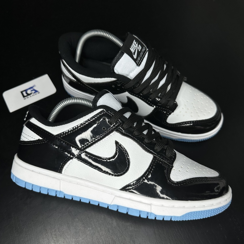 NIKE DUNK LOW PRO - PRETO/BRANCO BRILHANTE - DG BRANDS