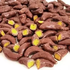 Bananitas de cereal con chocolate con leche x100gr