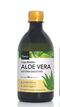 Jugo bebible de aloe vera (sistema digestivo) x 500cm3 NATIER