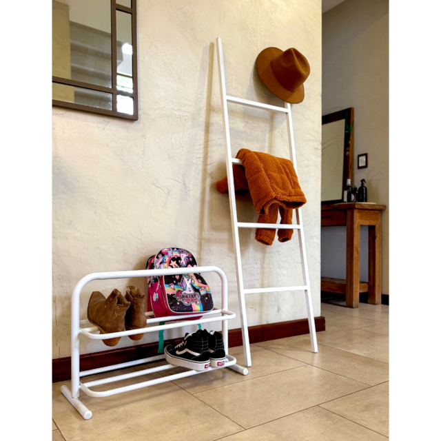 Perchero de pared escalera