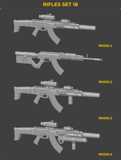 Rifles Set 18