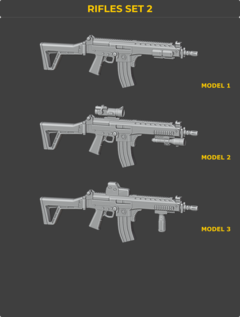 Rifles Set 02