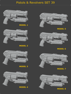 Pistols & Handguns Set 39