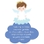 Placa no Mdf Adesivado Oração Santo Anjo infantil - comprar online