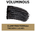 Imagen de Máscara Impermeable L'Oreal Paris® Voluminous Volume Building: Volumen y Alargamiento Blackest