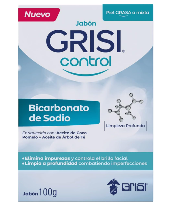 GRISI Farma Jabon Grisi Control Bicarbonato de Sodio 100 g