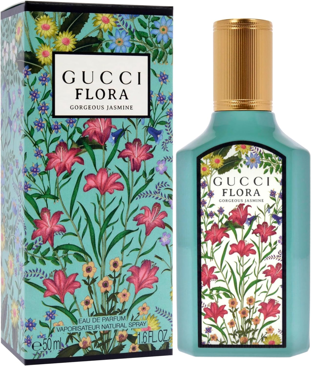 Gucci Flora Gorgeous Jasmine Eau de Parfum Spray para Mujer 1.6 oz