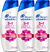 Head & Shoulders® Shampoo Suave y Manejable 2 en 1, 375 ml, Pack de 3 - Para Cabello Seco, Ideal para Adultos - comprar en línea