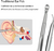 TECHVIDA® Kit de Eliminación de Cerumen de 7 Piezas - Herramientas de Limpieza de Oídos para una Higiene Auricular Óptima - Compacto y Portátil