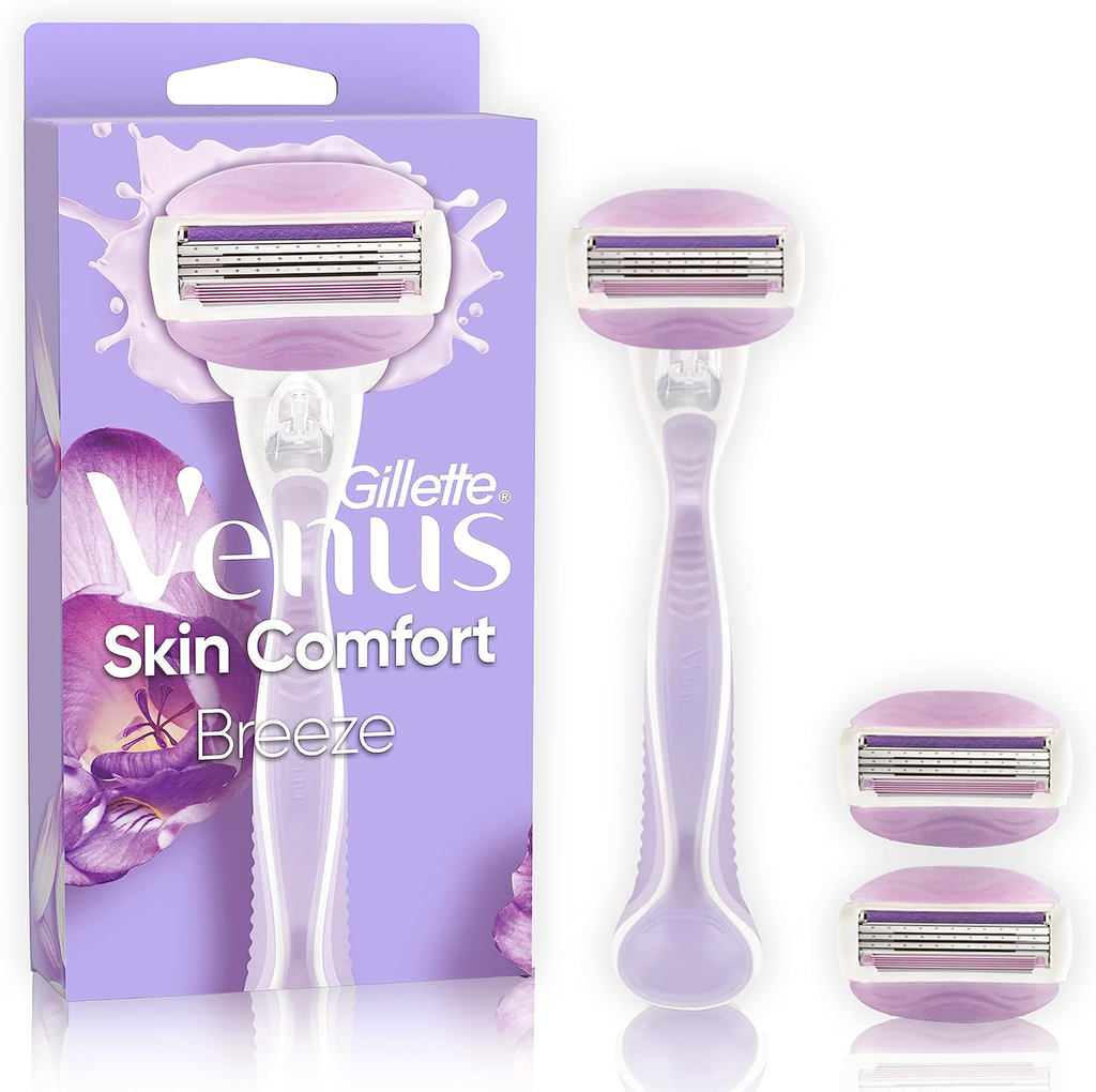 GILLETTE Venus Breeze Kit de Afeitado para Mujer con 1 Mango