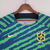 Camisa Seleção Brasileira Pré-Jogo 2022 Torcedor Nike Masculina - Azul e Verde na internet