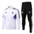 Conjunto Real Madrid 22-23 Torcedor Adidas - Branco e Roxo