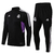 Conjunto Real Madrid 22/23 Torcedor Adidas - Preto e Roxo