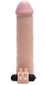 Capa Peniana Realística Com Vibrador E Anel 19Cm @- - Sex Shop Pikante Florianópolis - Desconto no Pix 10%