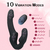 Strapon Vibrador com controle remoto e Estimulador de Clítoris MASTER 5 ( cor Pink)@- - Sex Shop Pikante Florianópolis - Desconto no Pix 10%