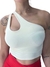 Imagem do Blusa Gota Modelo um Ombro só contém Bojo