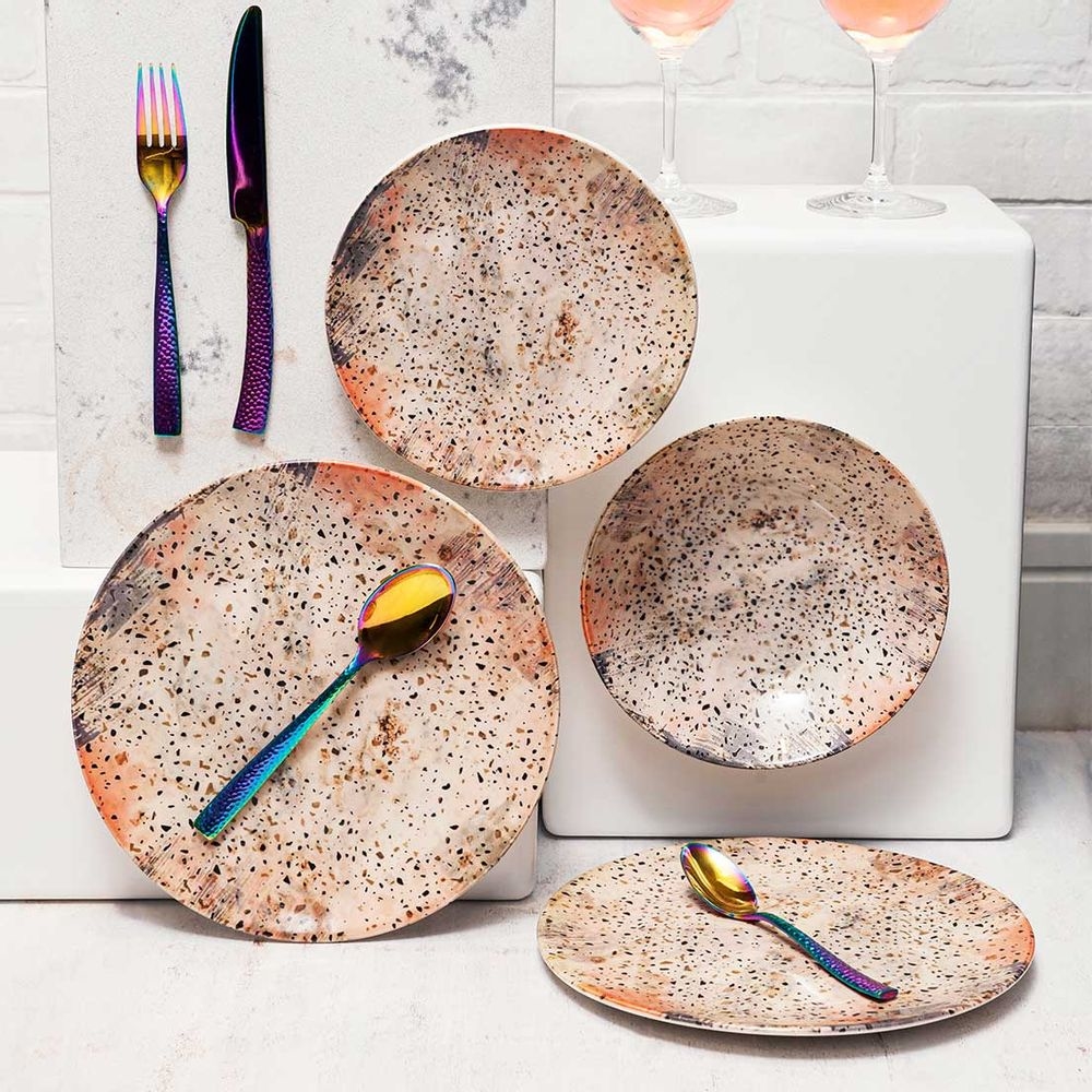 Set de vajilla 30 piezas Terrazzo Unni Oxford