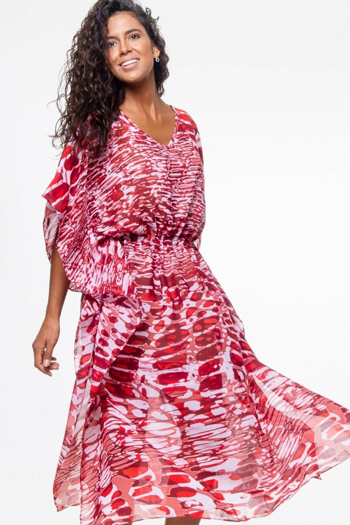 Vestido bata longo on sale