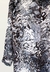 Chemise Vestido Saída Bolso Mangas Longas Crepe Semitransparente Estampado Abstrato Preto Azul Marinho na internet