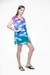 Blusa Saida de Praia Estampada Crepe Decote V Tie Dye - loja online