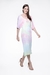 Vestido Midi Decote V Viscose Tie Dye Color - comprar online