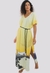 Vestido Kaftan Longo Decote V Fendas Cinto Cordao Viscose Estampa Exclusiva Rio de Janeiro na internet