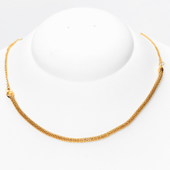 Colar Feminino Choker Folheado | com garantia na internet