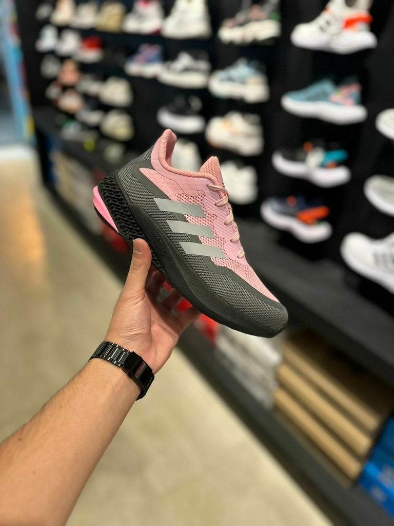 Adidas 4D Run Reflex - Rosa gris y negro - RS CALZADO