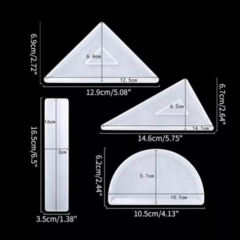 moldes de silicona reglas para resina