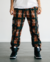 Member Orange Pantalon Cargo Sire Full Print