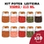 Kit Potes de Temperos Condimentos de Vidro Leiteira 215ml - loja online
