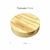 Forma Circular de Madeira de Pinus 8cm Qualidade Premium para Artesanato e Decoração - Compre Agora e Transforme seus Projetos! Suporte e Porta Copos - comprar online