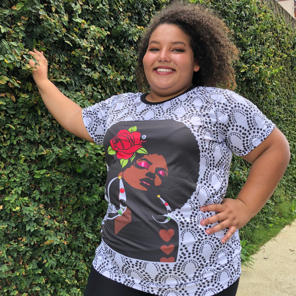 Blusa camuflada feminina plus size 2025