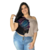 Blusinha Cropped Feminino Plus Size Estampado Afro 1