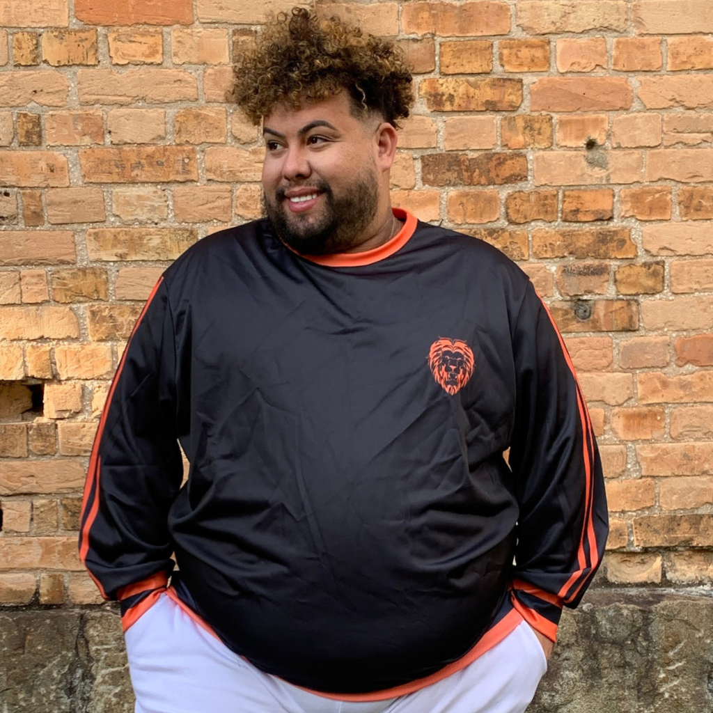 Blusa de Frio Masculina Plus Size Estampada Estilosa Tamanho Grande