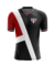 Camisa Plus Size SÃO PAULO FC Preta Oficial Licenciada Dry Fit Proteção Uv Tricolor - comprar online