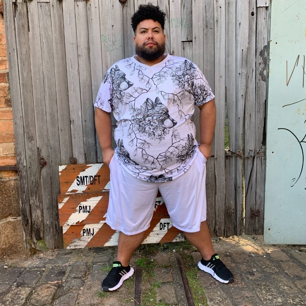 Camisa masculina plus size best sale