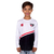 Camisa Manga Longa UV São Paulo Branca Infantil Juvenil CHAMPIONS 92 Oficial Licenciada Camiseta Time Futebol SPFC