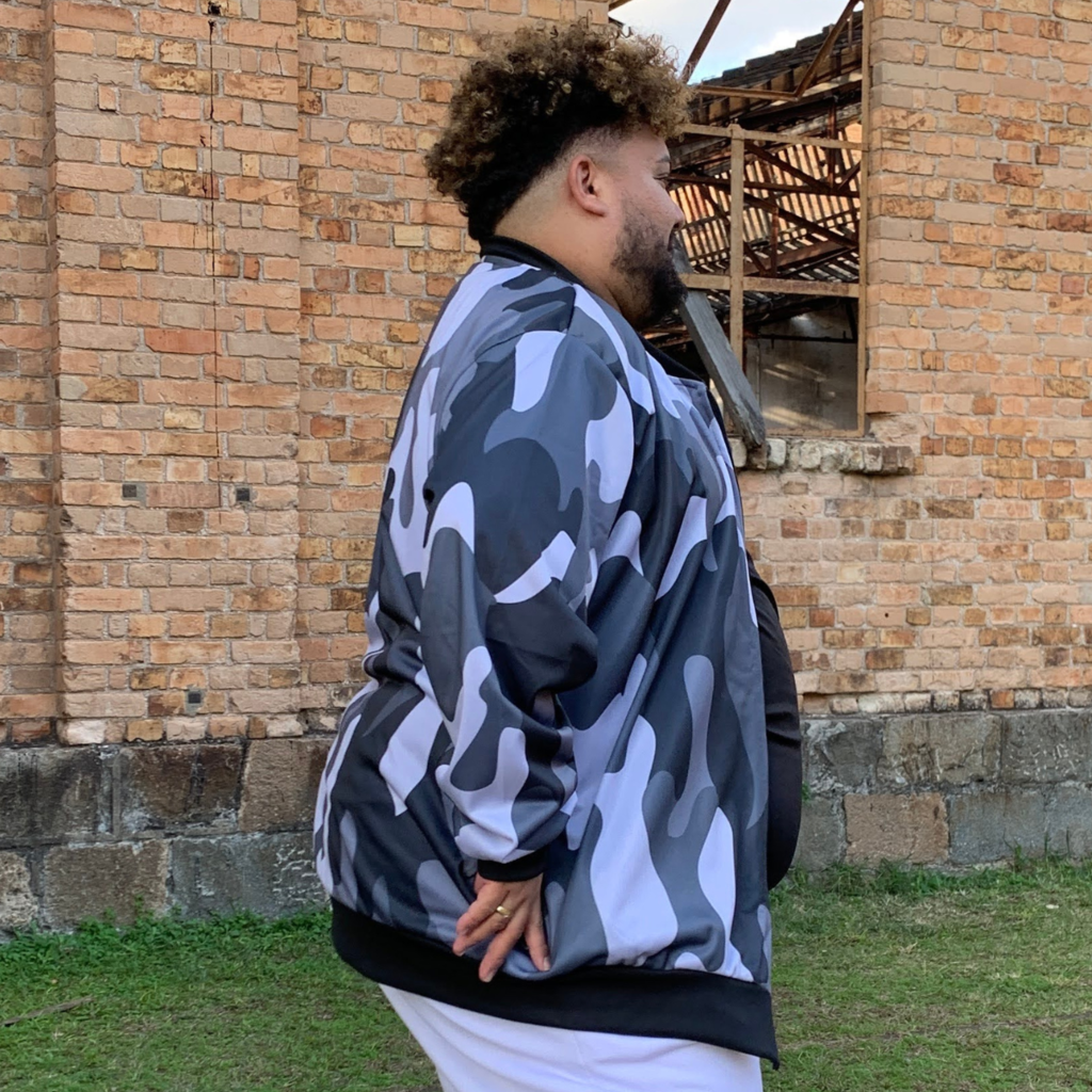 Jaqueta camuflada on sale plus size
