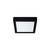 Plafón Cuadrado Negro Led 6w Multiled - Aplicar - Luz Fría