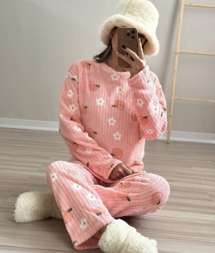 PIJAMA POLAR SOFT TEDDY PEACH Comprar en Olivia Store