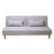 Sofa Bed London de tela color gris - comprar online