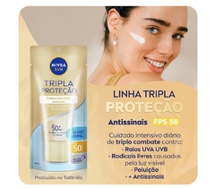 protetor solar nivea sun antissinais fps 50 na internet